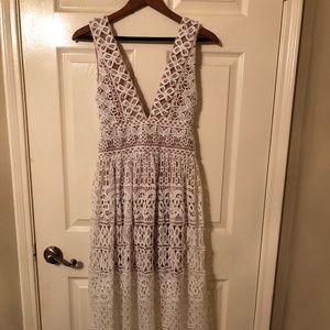 White Lace Dress (Bridal/Engagement Dress)